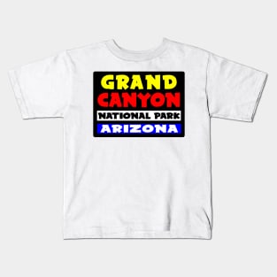 GRAND CANYON NATIONAL PARK ARIZONA HIKING CLIMBING KAYAK NATURE RAFTING COLORADO RIVER Kids T-Shirt